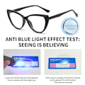Pikkukuva 3 / 10: Anti-Blue Light Lasit Pyöreät Silmälasit PUNAINEN PUNAINEN Red