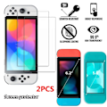 Miniatyrbild 10 av 10: 2ST Skärmskydd härdat glas FÖR SWITCH OLED FÖR SWITCH For Switch Oled