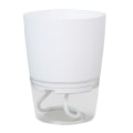 Miniatyrbillede 1 af 10: 1/2 stk selvvandende urtepotte Lazy urtepotte HVID M White M