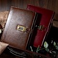 Miniatyrbillede 5 af 6: Journal med Lås Lås Dagbog Binder Notesbog