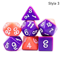 Miniatyrbild 1 av 10: 7 st/ set DND-tärningar Polyedriska tärningar STYLE 3 STYLE 3 Style 3