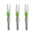 Miniatyrbilde 1 av 10: 3stk Lysende Nock LED Pil Nocks GRØNN GRØNN green