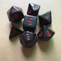 Pikkukuva 4 / 10: 7kpl/ set DND Dice Polyhedral Dice KELTAINEN Yellow