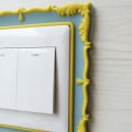 Miniatyrbilde 9 av 9: Lysbryterdeksel Surround Socket Ramme KAFFE coffee