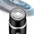 Miniatyrbilde 4 av 10: Mini elektrisk barbermaskin oppladbar barberhøvel GULL Gold