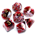 Miniatyrbild 1 av 4: DND Dice Polyhedral Dice Game Dice