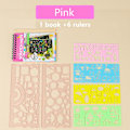 Miniatyrbillede 1 af 10: Scratch Paper Art Rainbow Scratch Notesbog PINK MED 6 LINEALER Pink With 6 rulers-With 6 rulers