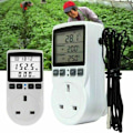 Miniatyrbillede 6 af 9: Timer Termostat Temperatur Controller Sensor