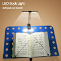 Miniatyrbilde 4 av 10: LED Book Light Clip Leselampe OPPLADBAR OPPLADBAR Rechargable