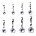 Miniatyrbilde 2 av 10: 5/10STK Fiskeblysynker Fiskevektsink 2G-10STK 2g-10pcs