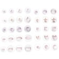 Miniatyrbilde 2 av 10: 9/12 stk Polymer leire kuttere Keramisk skjæreform OVAL-12 STK Oval-12pcs