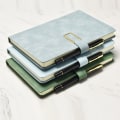 Miniatyrbillede 10 af 10: A5 Notebook Ledger Book SORT Black
