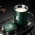 Pikkukuva 5 / 10: Kahvikuppi, kaksipohjainen muki MUSTA 250ml 250ml black 250ml-250ml
