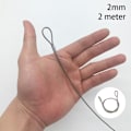 Miniatyrbillede 1 af 10: 1,5-4mm Wire Reb Hængereb 2MM2 METER 2 METER 2mm2 Meter