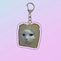 Miniatyrbild 6 av 9: 6st Toast Cat Nyckelring STYLE 2 STYLE 2 Style 2