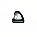 Miniatyrbillede 1 af 10: Triangle Carabiner Spring Quickdraws Clip SORT Black