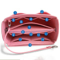 Miniatyrbillede 2 af 10: Filt-indsatstaske Make-up Organizer SORT 34*18*17CM 34*18*17CM black 34*18*17cm-34*18*17cm