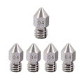 Miniatyrbillede 1 af 6: 5 stk MK8 3D Printer Dyse Ekstruder Print Hoved M6 3D Printer