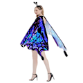 Miniatyrbilde 10 av 10: Butterfly Wings Sjal Butterfly Skjerf 7 7 7