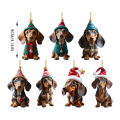 Miniatyrbilde 2 av 10: Heksehatt Hundeanheng Hunde juletrepynt E E E
