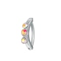 Miniatyrbilde 1 av 10: 3stk Belly Bars Navel Bar SØLV STYLE-4 STYLE-4 Silver Style-4-Style-4