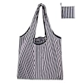 Miniatyrbillede 1 af 9: 2 Stk Indkøbstaske Tote Pouch STRIBE STRIBE Stripe