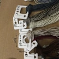 Miniatyrbillede 2 af 6: Broderi Floss Organize Akryl viklebræt TRANSPARENT Transparent