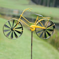 Miniatyrbillede 1 af 7: Cykler Vindspindere Vindspindere Stående stang GUL Yellow Bicycles-Bicycles