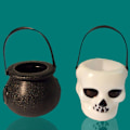 Miniatyrbillede 6 af 10: 6/12 STK Halloween slikkrukke Witch Pot 2-12 STK 2-12 STK 2-12PCS