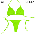 Miniatyrbillede 1 af 10: Bikinisæt Badedragt GRØN XL green XL