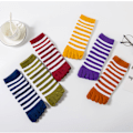 Miniatyrbild 2 av 10: 3/6 Par Stripe Heltå strumpor 3 PAR-FÄRG Slumpmässigt 3 PAR-FÄRG 3Pairs-Color Random