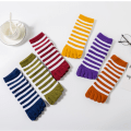 Pikkukuva 2 / 10: 3/6 paria Stripe Full Toe sukat 3 PAIRS-COLOR SATUNNAIS 3 PAIRS-COLOR 3Pairs-Color Random