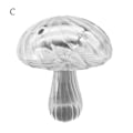 Miniatyrbilde 1 av 10: Soppglassvase Aromaterapiflaske C C C