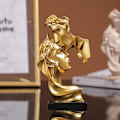 Miniatyrbilde 3 av 10: Lovers Statue Kyssing Posture GRADIENT GRADIENT Gradient