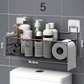 Miniatyrbillede 1 af 10: Badeværelseshylde Badeværelsesarrangør 5 5