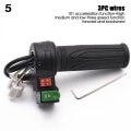 Miniatyrbilde 1 av 10: Speed Handlebar Throttle E-Bike Twist Throttle 5 5