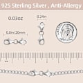 Miniatyrbild 2 av 2: Halsband Spänne Classic Double End Double End