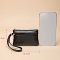 Miniatyrbillede 2 af 10: Zero Wallet Mønt Opbevaringspose SORT Black