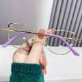 Pikkukuva 10 / 10: Anti-Blue Light Glasses Pyöreät silmälasit PURPURA Purple