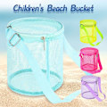 Pikkukuva 7 / 10: Mesh Beach Bag Toy Organizer Net ROSE RED rose red