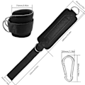 Miniatyrbillede 2 af 10: Ankelstropper D-Ring SORT Black