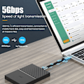 Pikkukuva 4 / 10: USB datakaapeli Pikalatauskaapeli SININEN MIKROILLE MIKROILLE Blue For Micro-For Micro