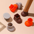 Pikkukuva 10 / 10: 4 kpl/ set Tuolin cover Tuolin jalkatyyny ORANSSI ROUND ROUND Orange Round-Round