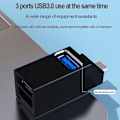 Pikkukuva 4 / 10: USB keskitin Type-C -jakaja TYYPPI-C HUB HARMAA TYYPPI-C HUB HARMAA Type-C HUB Grey