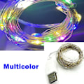 Miniatyrbild 1 av 10: 5M LED String Lights Koppar Silver 2 2 2