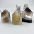 Miniatyrbild 8 av 9: Natural Crystal Column Agate Cluster 4CM-5CM 4CM-5CM 4cm-5cm