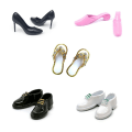 Miniatyrbild 10 av 10: Mode Doll Skor Plast Sneakers 3 3 3