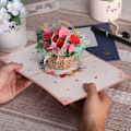 Miniatyrbillede 4 af 8: Mors Dag Kort Nellik Lykønskningskort Blomster Lykønskningskort 1pc