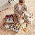 Miniatyrbillede 4 af 10: 4 STK Skuffe Organizer Opbevaringsboks SORT Black