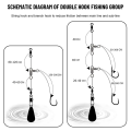 Miniatyrbilde 7 av 10: 50stk/sett Fishing Swivels Sleeves Rolling Swivel 4X5 4X5 4x5